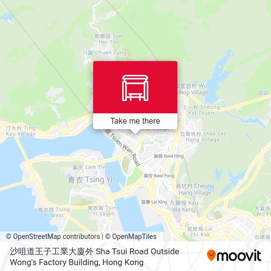沙咀道王子工業大廈外 Sha Tsui Road Outside Wong's Factory Building map