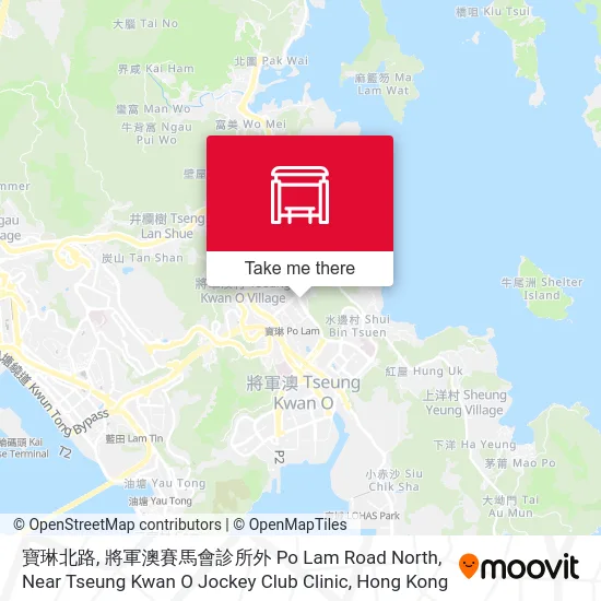 寶琳北路, 將軍澳賽馬會診所外 Po Lam Road North, Near Tseung Kwan O Jockey Club Clinic map