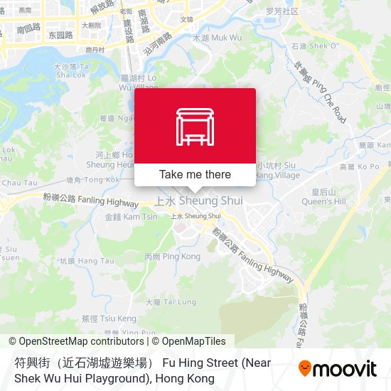 符興街（近石湖墟遊樂場） Fu Hing Street (Near Shek Wu Hui Playground) map