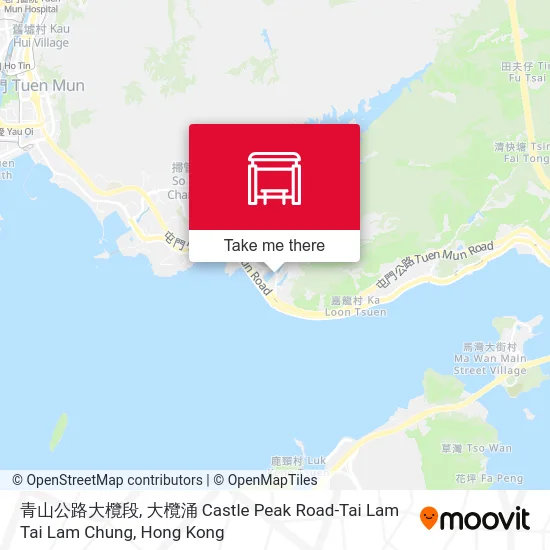 青山公路大欖段, 大欖涌 Castle Peak Road-Tai Lam Tai Lam Chung地圖
