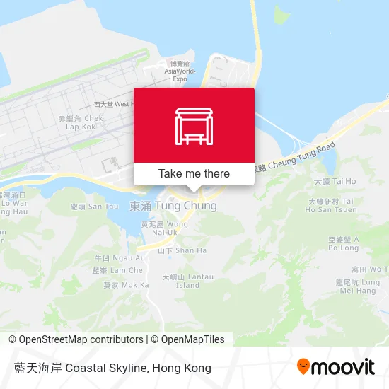 藍天海岸 Coastal Skyline map