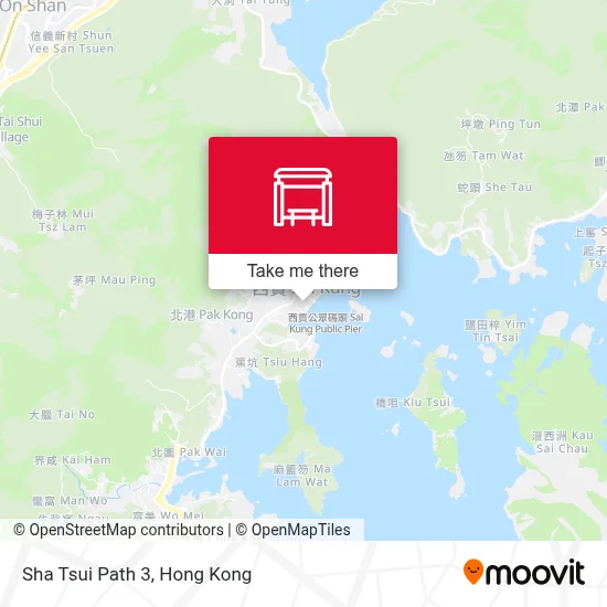 Sha Tsui Path 3 map