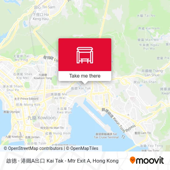 啟德 - 港鐵A出口 Kai Tak - Mtr Exit A map
