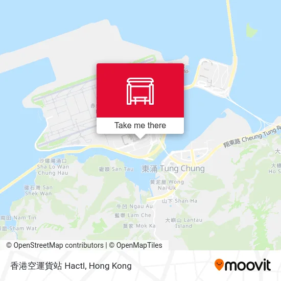 香港空運貨站 Hactl map