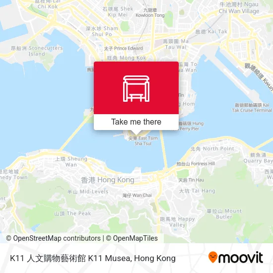 K11 人文購物藝術館 K11 Musea map