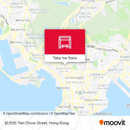 欽州街 Yen Chow Street map