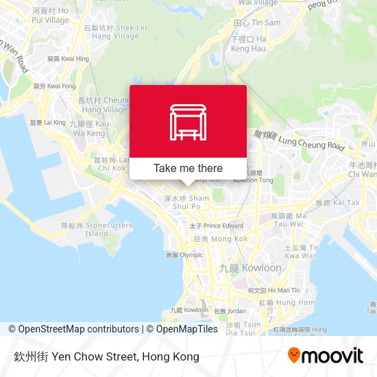 欽州街 Yen Chow Street地圖