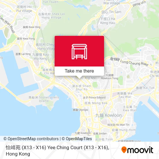 怡靖苑 (X13 - X16) Yee Ching Court (X13 - X16) map
