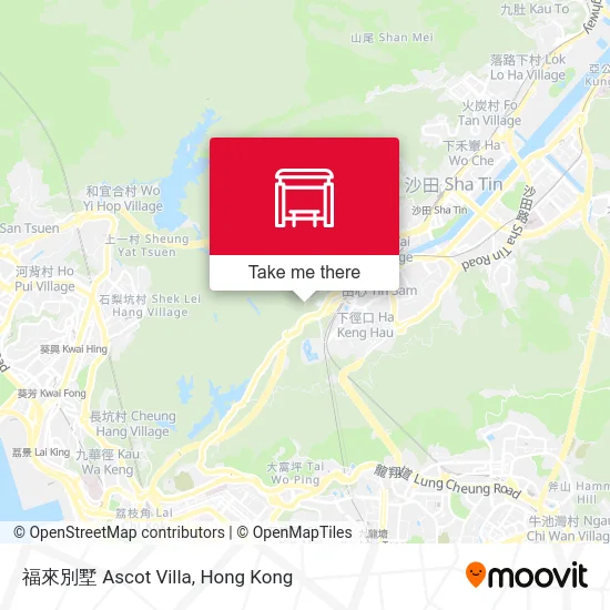 福來別墅 Ascot Villa map