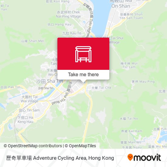 歷奇單車場 Adventure Cycling Area map