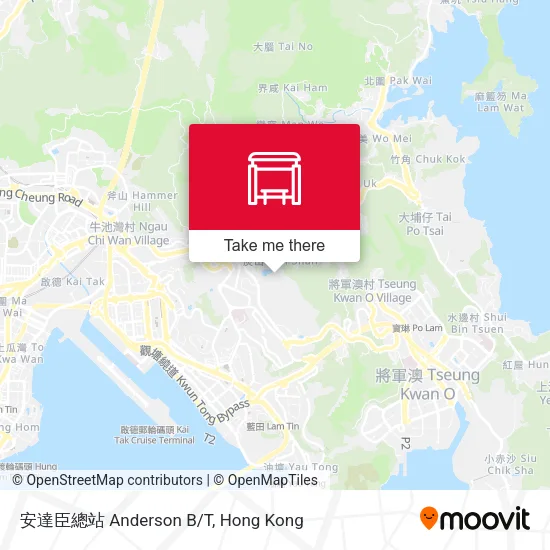 安達臣總站 Anderson B/T map