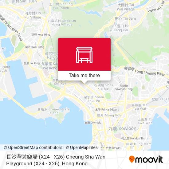 長沙灣遊樂場 (X24 - X26) Cheung Sha Wan Playground (X24 - X26) map
