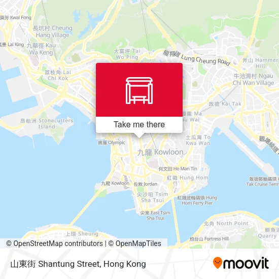 山東街 Shantung Street地圖