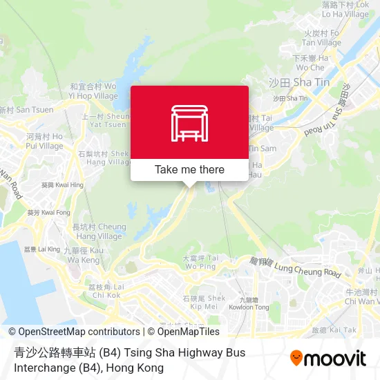 青沙公路轉車站 (B4) Tsing Sha Highway Bus Interchange (B4) map
