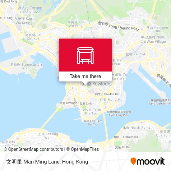 文明里 Man Ming Lane地圖