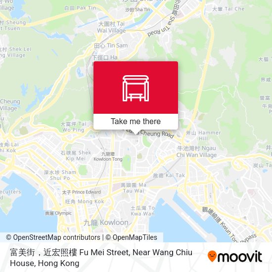 富美街，近宏照樓 Fu Mei Street, Near Wang Chiu House map