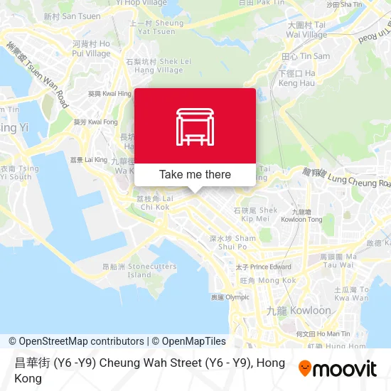 昌華街 (Y6 -Y9) Cheung Wah Street (Y6 - Y9) map