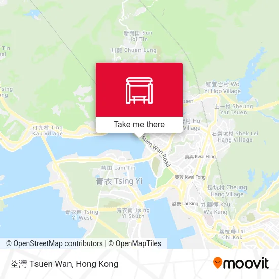 荃灣 Tsuen Wan地圖