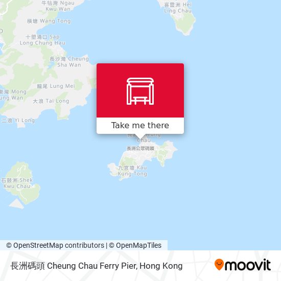 長洲碼頭 Cheung Chau Ferry Pier map