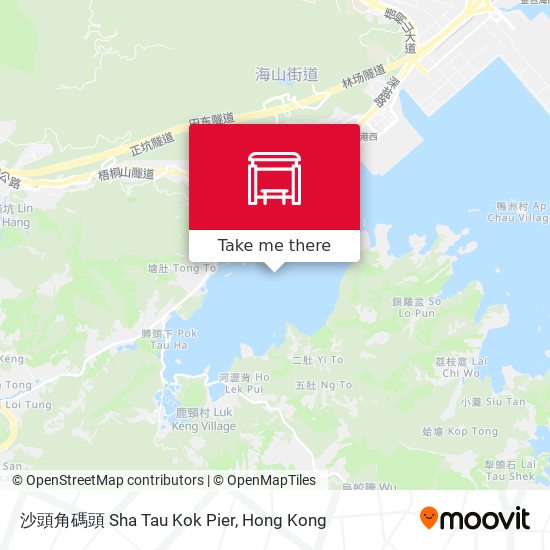 沙頭角碼頭 Sha Tau Kok Pier map