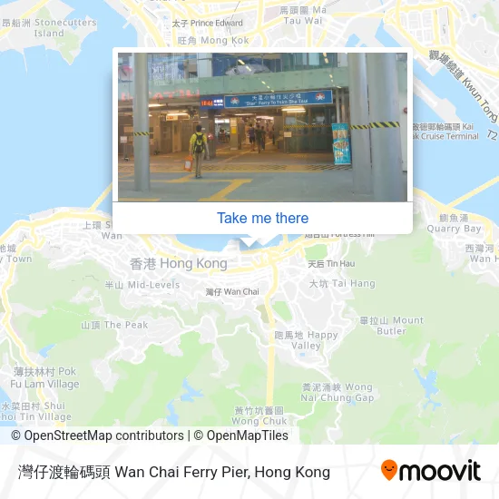 灣仔渡輪碼頭 Wan Chai Ferry Pier地圖