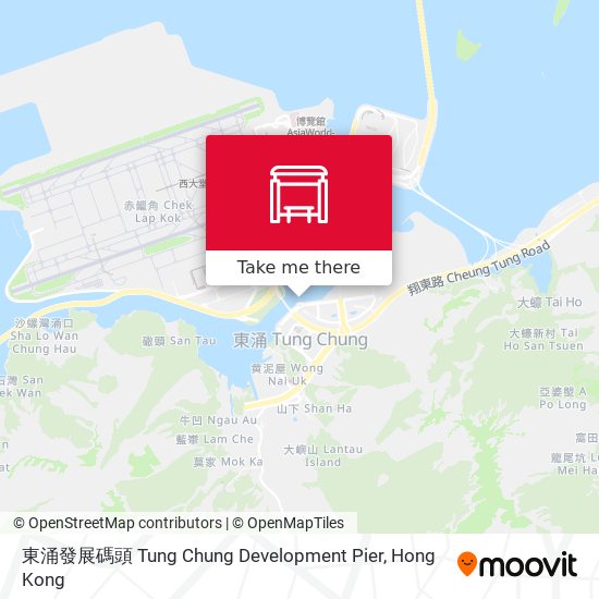 東涌發展碼頭 Tung Chung Development Pier map