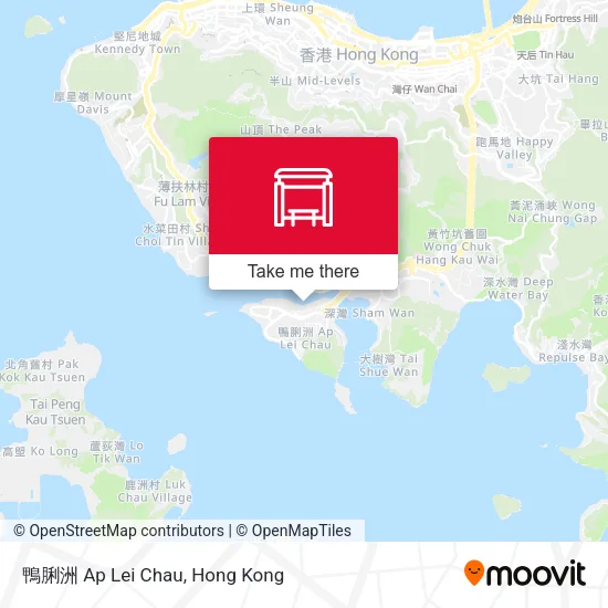 鴨脷洲 Ap Lei Chau map