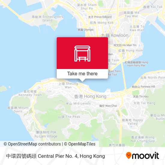 中環四號碼頭 Central Pier No. 4地圖