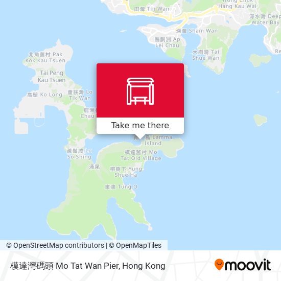 模達灣碼頭 Mo Tat Wan Pier map