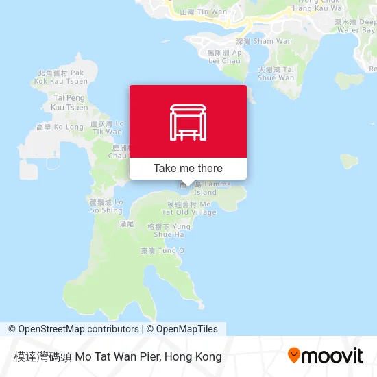 模達灣碼頭 Mo Tat Wan Pier地圖