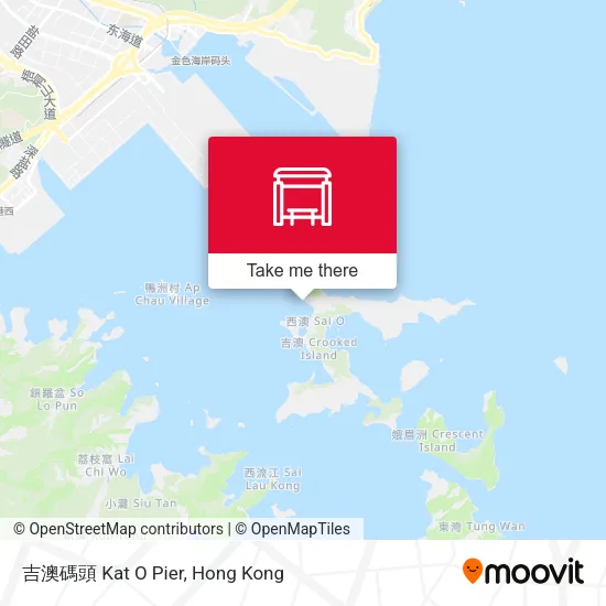 吉澳碼頭 Kat O Pier map