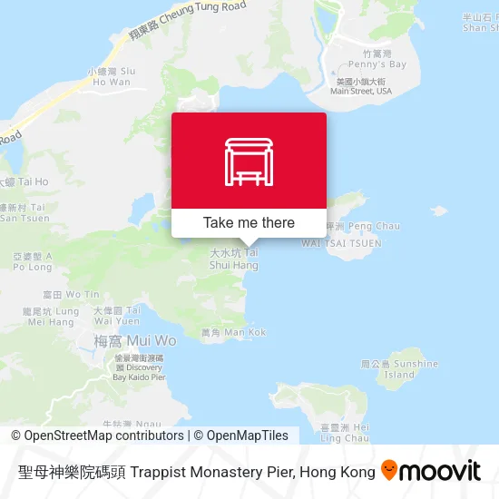 聖母神樂院碼頭 Trappist Monastery Pier map
