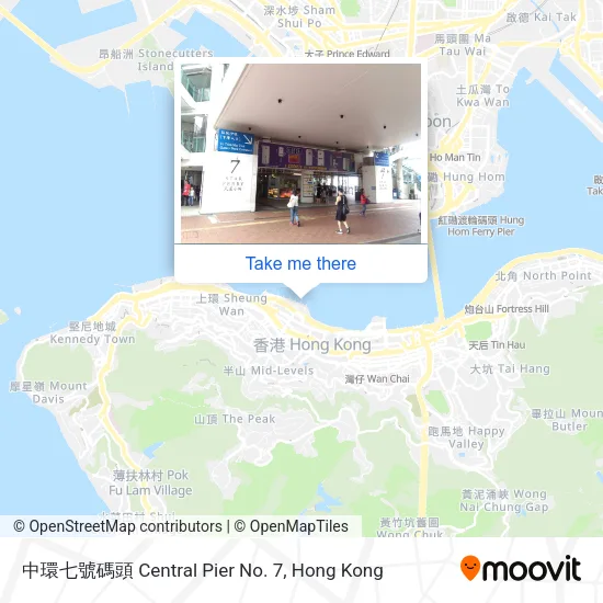 中環七號碼頭 Central Pier No. 7地圖