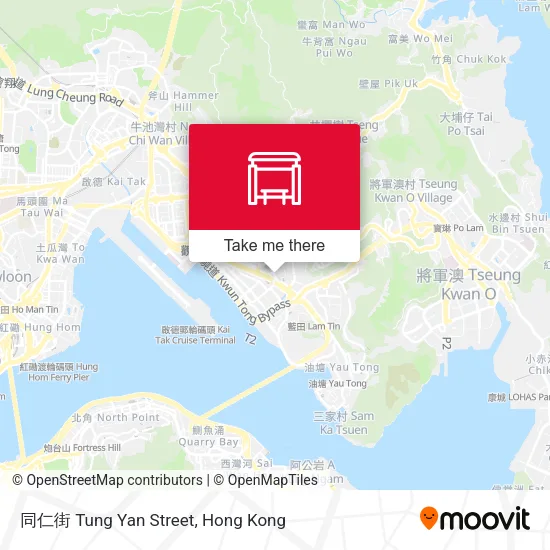 同仁街 Tung Yan Street map