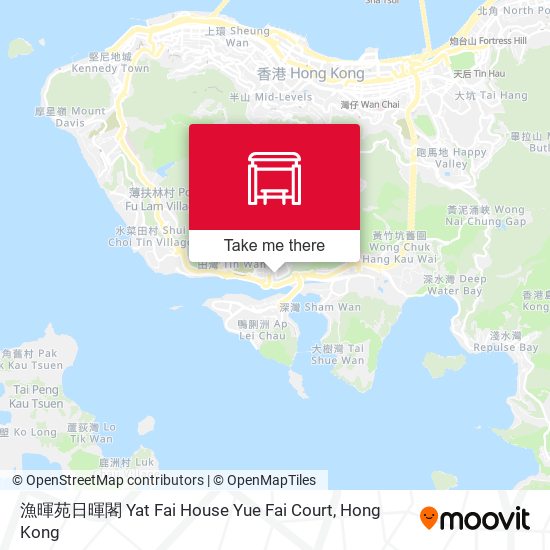 漁暉苑日暉閣 Yat Fai House Yue Fai Court map