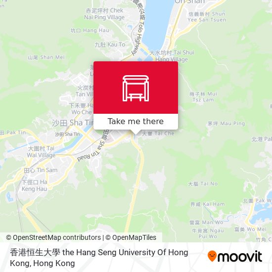 香港恒生大學 the Hang Seng University Of Hong Kong map