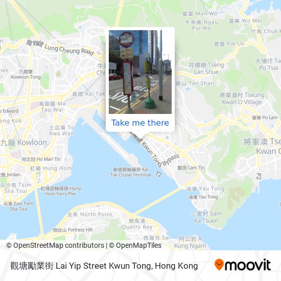 觀塘勵業街 Lai Yip Street Kwun Tong map