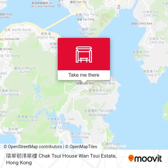 環翠邨澤翠樓 Chak Tsui House Wan Tsui Estate地圖