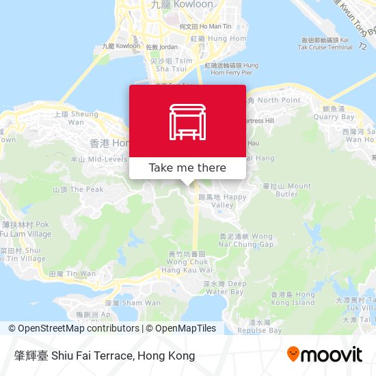 肇輝臺 Shiu Fai Terrace map