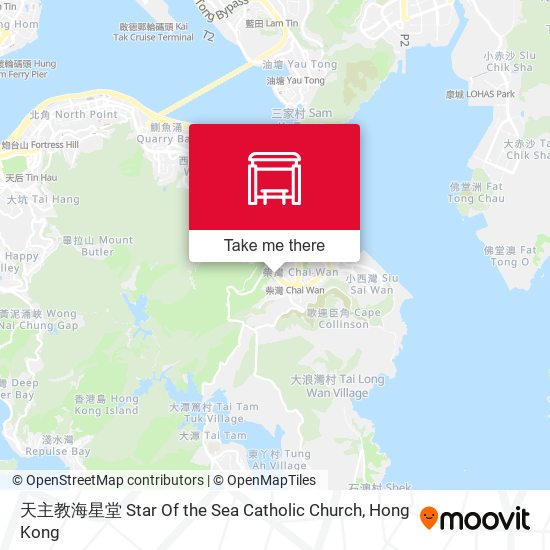 天主教海星堂 Star Of the Sea Catholic Church map
