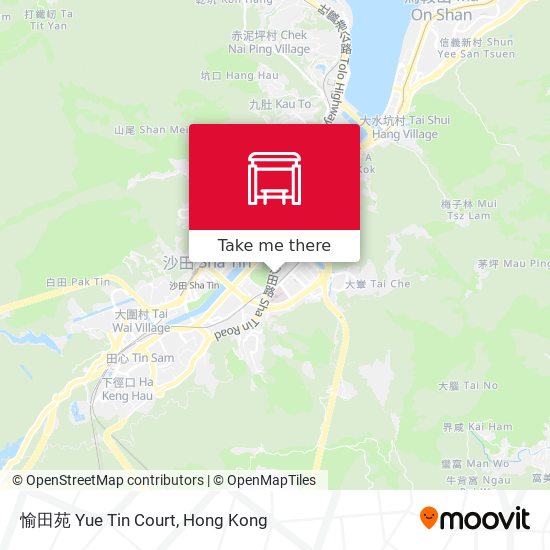 愉田苑 Yue Tin Court map