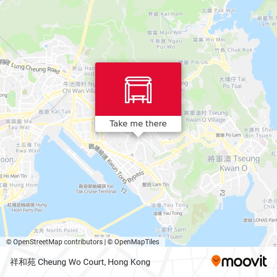 祥和苑 Cheung Wo Court map