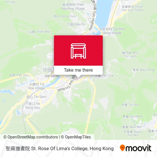 聖羅撒書院 St. Rose Of Lima's College地圖