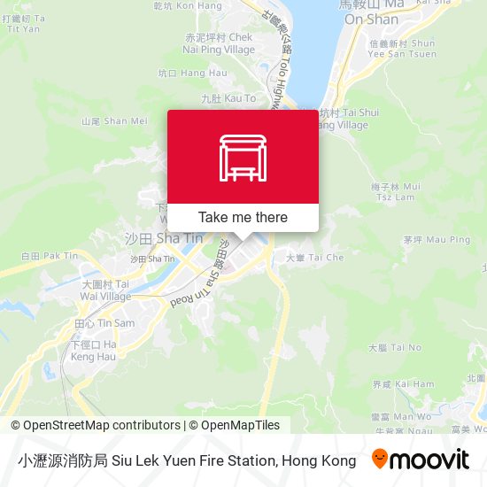 小瀝源消防局 Siu Lek Yuen Fire Station map