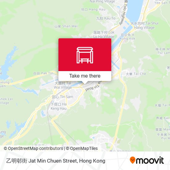 乙明邨街 Jat Min Chuen Street map