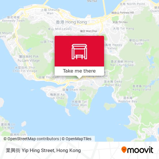 業興街 Yip Hing Street map