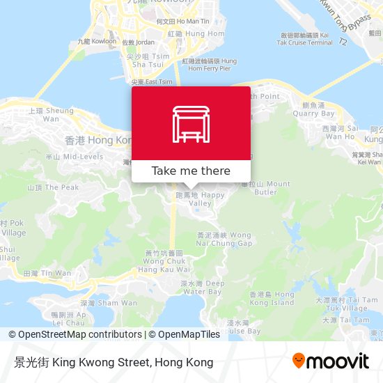景光街 King Kwong Street map