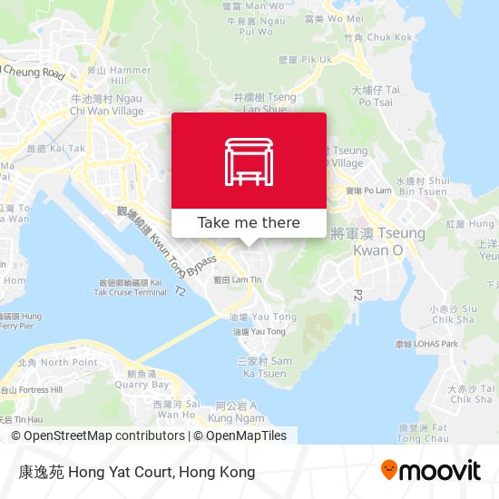 康逸苑 Hong Yat Court map