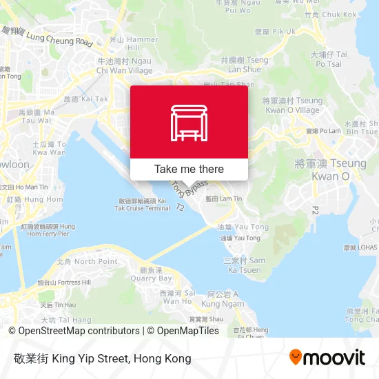 敬業街 King Yip Street map
