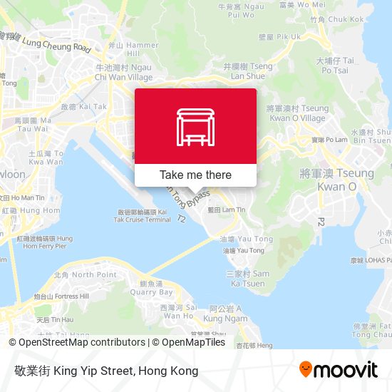 敬業街 King Yip Street map